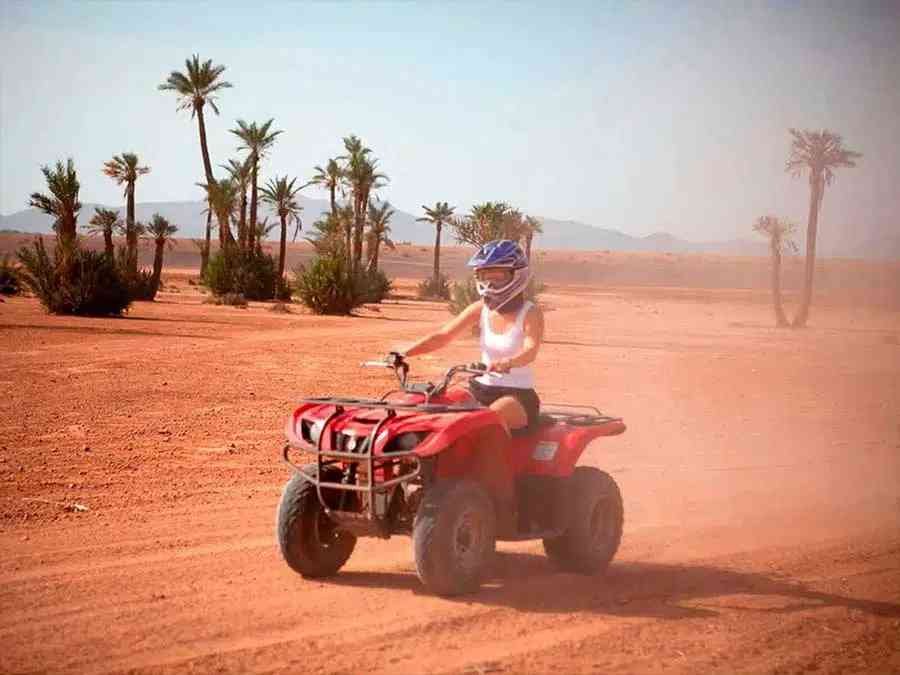 Quad Biking in the Agafay Desert and Palmeraie from Marrakech